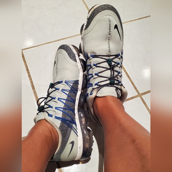 Nike Air Vapormax Run Utility (Light Silver/dark Grey) size mens 9.5 - Picture 1 of 7